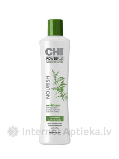 CHI Power Plus Nourish Conditioner Barojošs kondicionieris, 355 ml | internetaptieka.lv