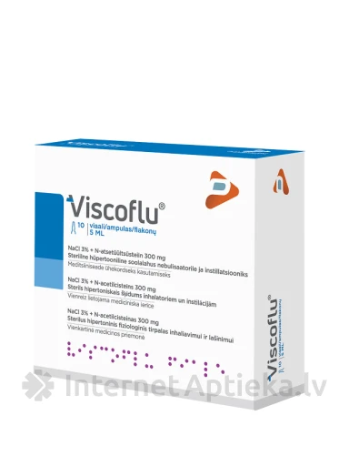 Viscoflu lahus inhaleerimiseks 5 ml, 10 piinlikkust | internetaptieka.lv