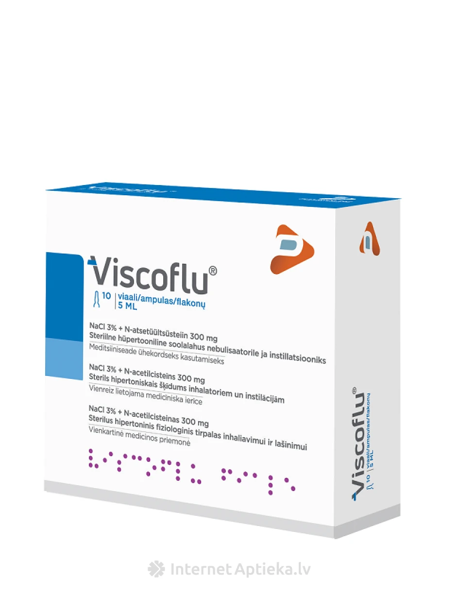 Viscoflu lahus inhaleerimiseks 5 ml, 10 piinlikkust | internetaptieka.lv