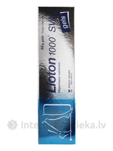 Lioton gels 1000 SV/g, 50 g | internetaptieka.lv