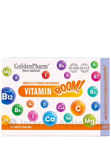 Vitamins boom, 30 tabletes | internetaptieka.lv