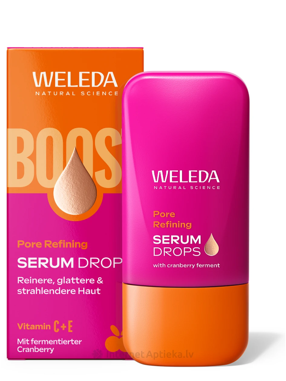 WELEDA poras attīrošs serums ar C un E vitamīniem, 30 ml | internetaptieka.lv