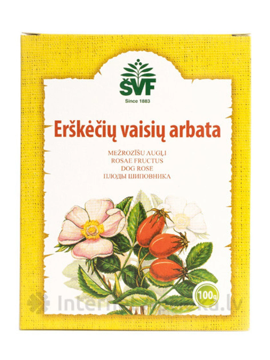 Tēja Mežrozīšu augļi, 100 g | internetaptieka.lv