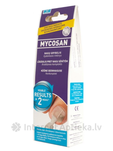 MYCOSAN средство против ногтевого грибк, 10 мл | internetaptieka.lv
