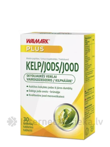 Walmark Йод 150 mcg, 30 таблеток | internetaptieka.lv