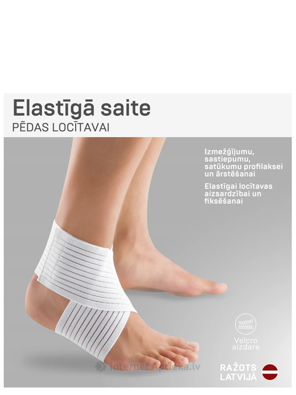 Tonus Elast Medicīniskā elastīgā pēdas locītavas saite (ortoze), lentveida Izmērs 2 | internetaptieka.lv