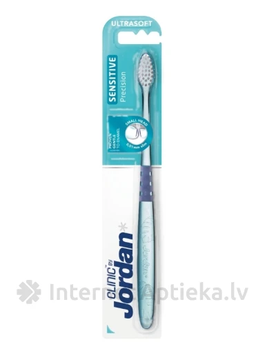 JORDAN Clinic Precision Sensitive zobu birste īpaši mīksta, 1 gb. | internetaptieka.lv