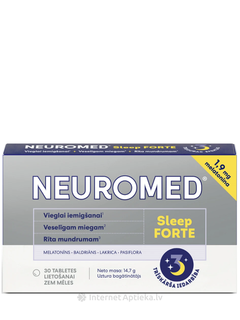 NEUROMED Sleep FORTE, 30 tk. | internetaptieka.lv