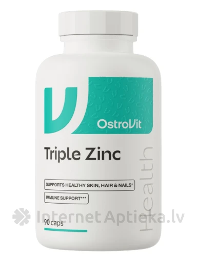 OstroVit Triple Zinc капсулы, 90 шт. | internetaptieka.lv