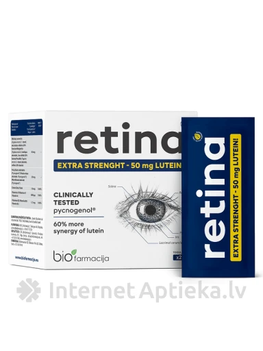 Biofarmacija Retina sabalansēts komplekss acīm, 28 paciņas | internetaptieka.lv