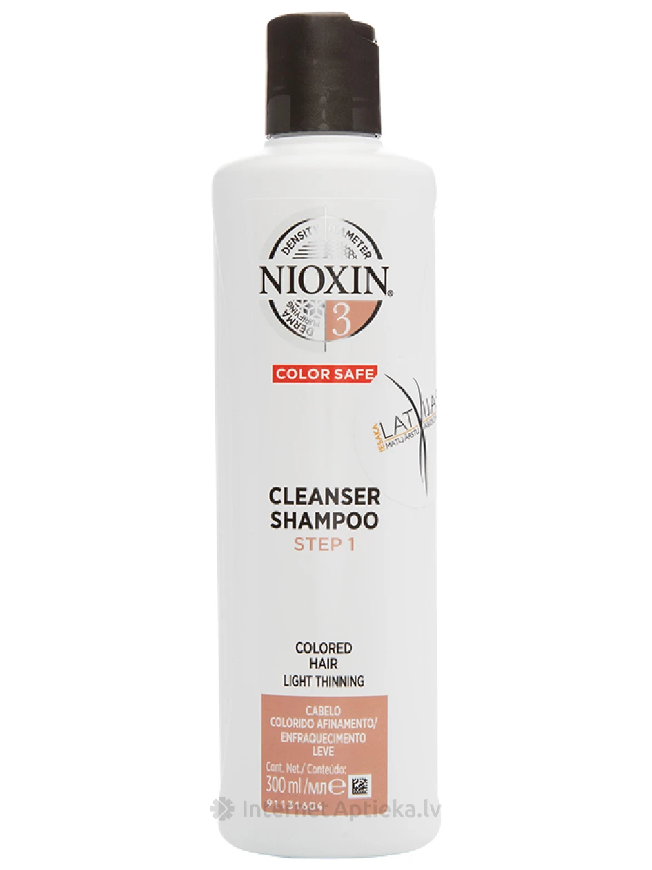 NIOXIN SYS3 šampūns, 300 ml | internetaptieka.lv