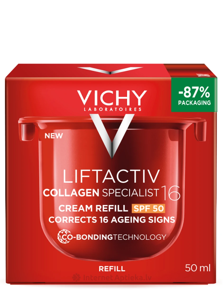 VICHY Liftactiv collagen specialist 16 kreem SPF50, täitepakend, 50 ml | internetaptieka.lv