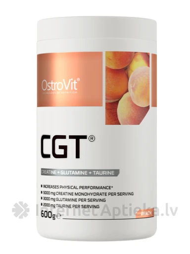 OstroVit CGT Peach pulveris, 600 g | internetaptieka.lv