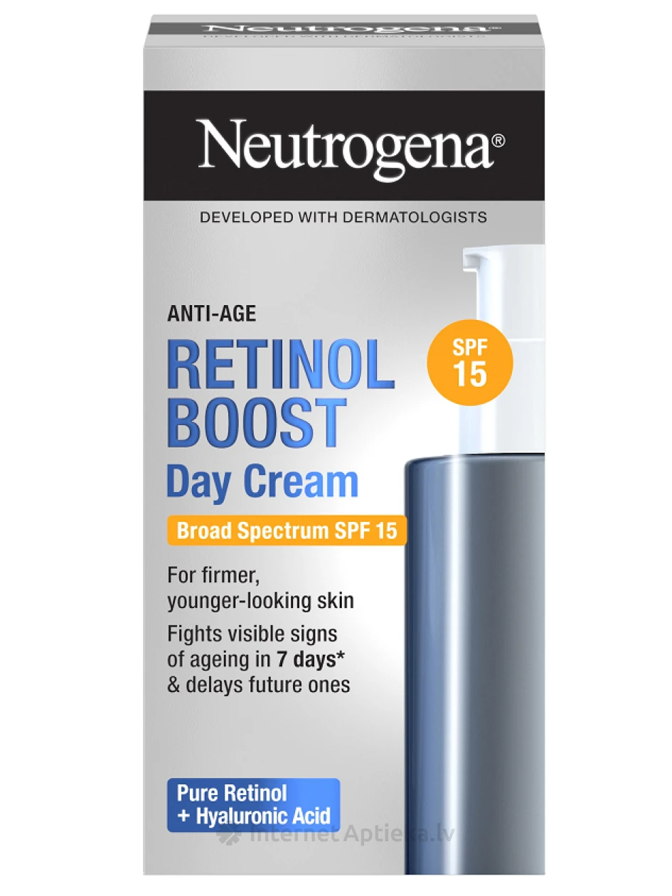 NEUTROGENA Retinol Boost dienas krēms SPF15, 50 ml | internetaptieka.lv
