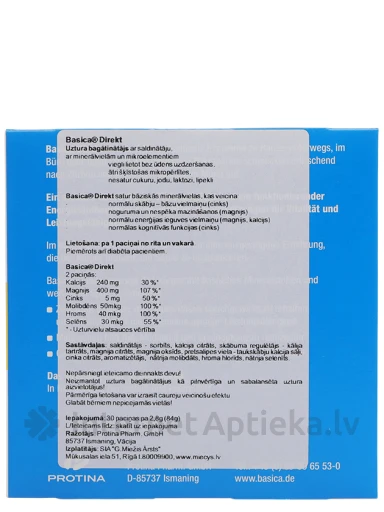 Basica Direkt, 30 gb. | internetaptieka.lv