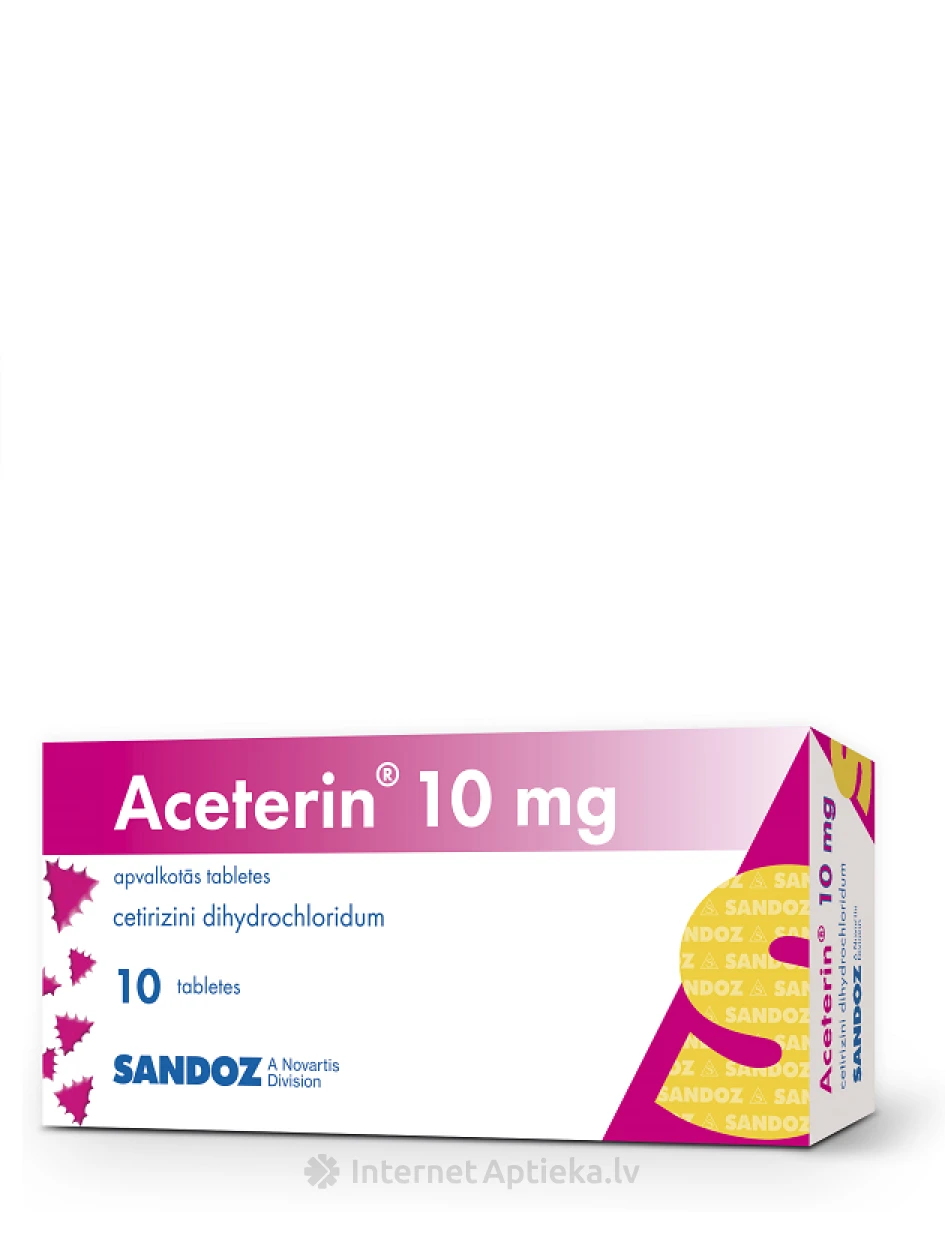Aceterin, 10 таблеток | internetaptieka.lv