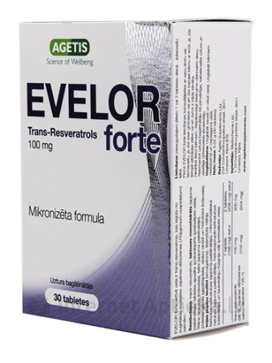 Evelor Forte 100 mg, 30 tabletes | internetaptieka.lv
