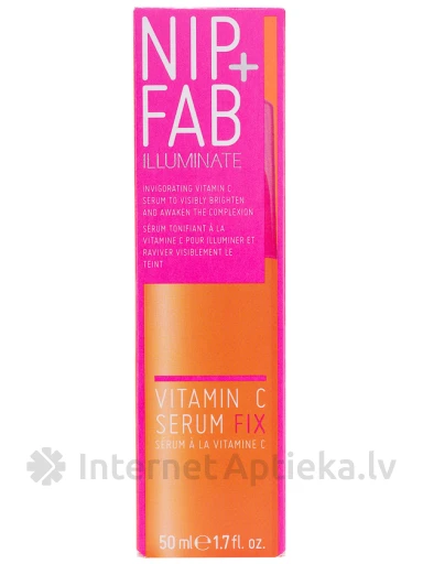 NIP+FAB C-vitamiini seerum näole, 50 ml | internetaptieka.lv