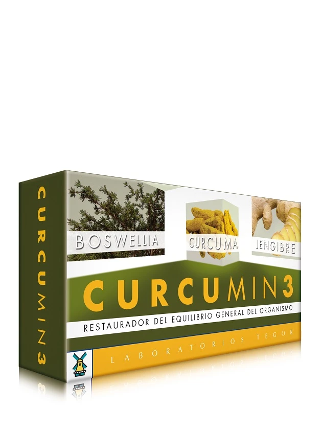 TEGOR Curcumin3 tabletes, 30 gab.