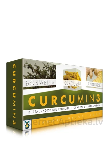 Tegor Curcumin3, 30 tabletes | internetaptieka.lv