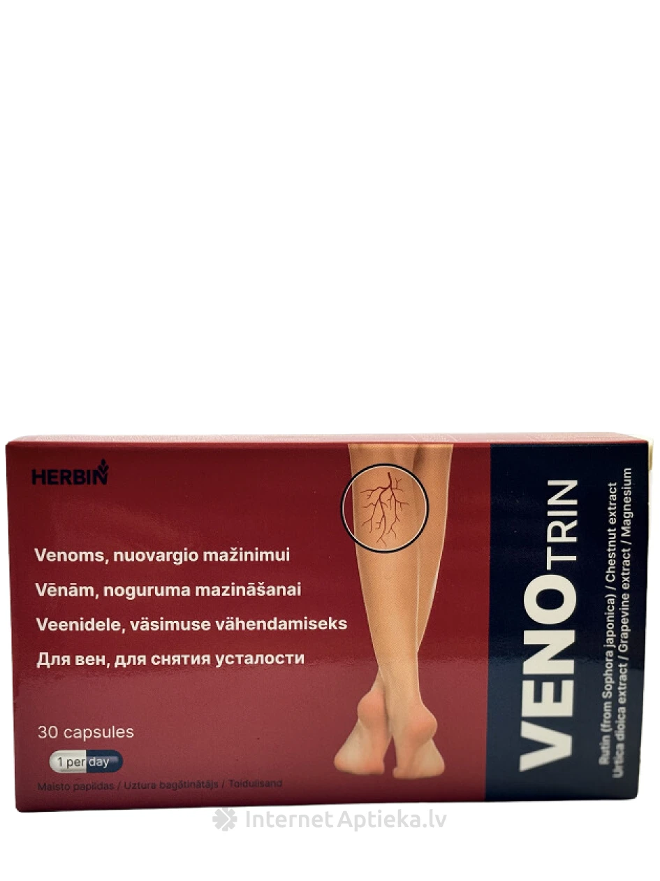 Venotrin, 30 kapslit | internetaptieka.lv