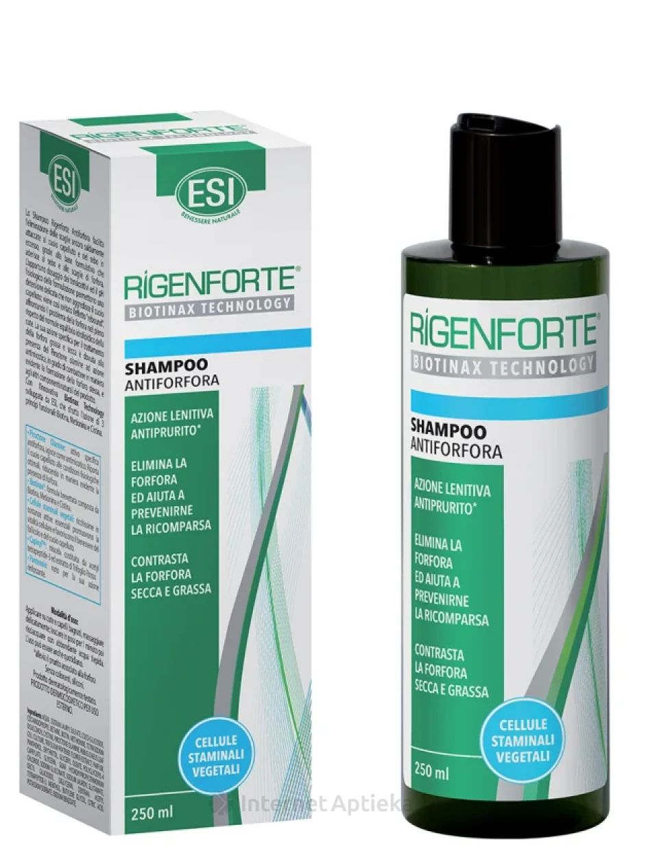 ESI Rigenforte pretblaugznu šampūns matiem, 250 ml | internetaptieka.lv