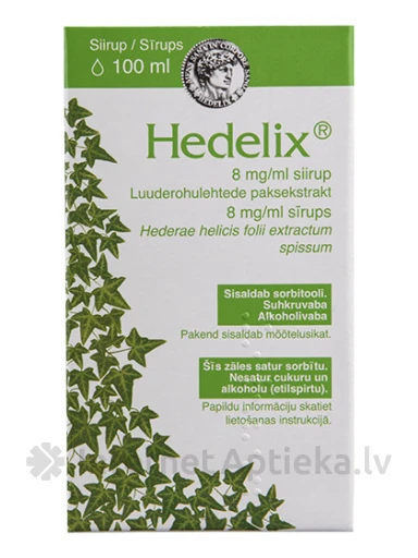 Hedelix sīrups, 100 ml | internetaptieka.lv
