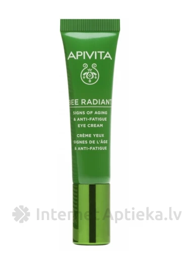APIVITA BEE RADIANT silmade kreem vananemise märkide ja väsimuse vastu, 15 ml | internetaptieka.lv