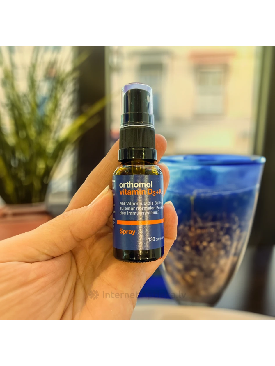 Orthomol Vitamin D3+K2 aerosols, 20 ml | internetaptieka.lv