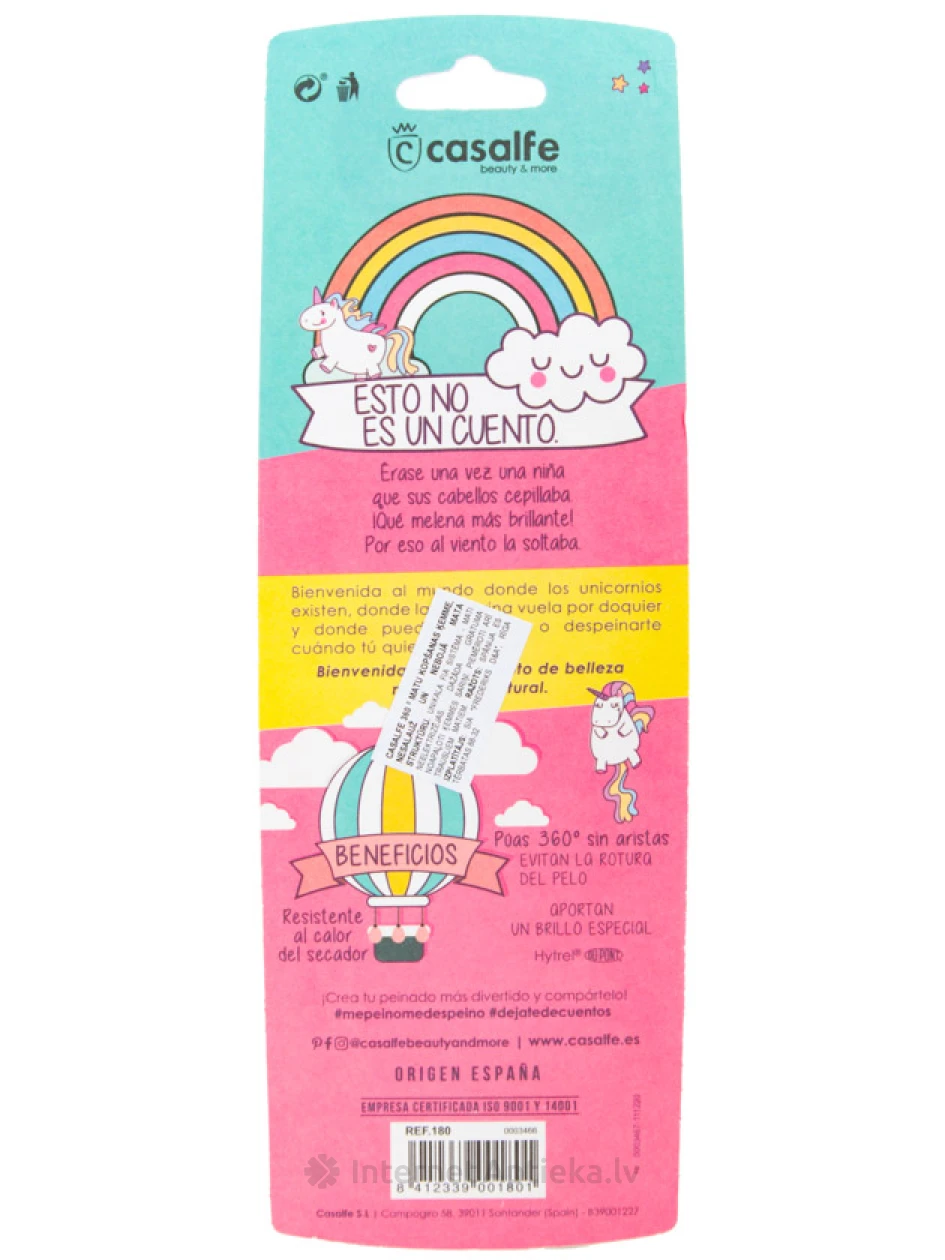 Matu suka Casalfe meitenēm + ķemme Vienradzis, 1 gb. | internetaptieka.lv