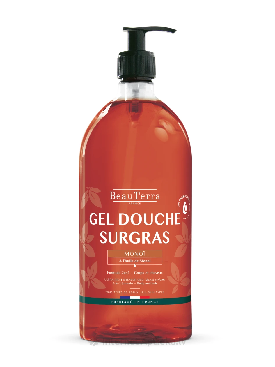 BeauTerra гель для душа, масло Монои, 1 L | internetaptieka.lv