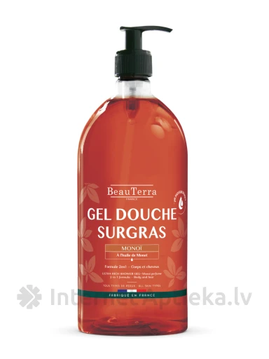 BeauTerra гель для душа, масло Монои, 1 L | internetaptieka.lv