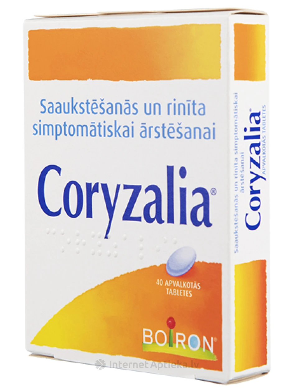 Coryzalia, 40 tabletes | internetaptieka.lv