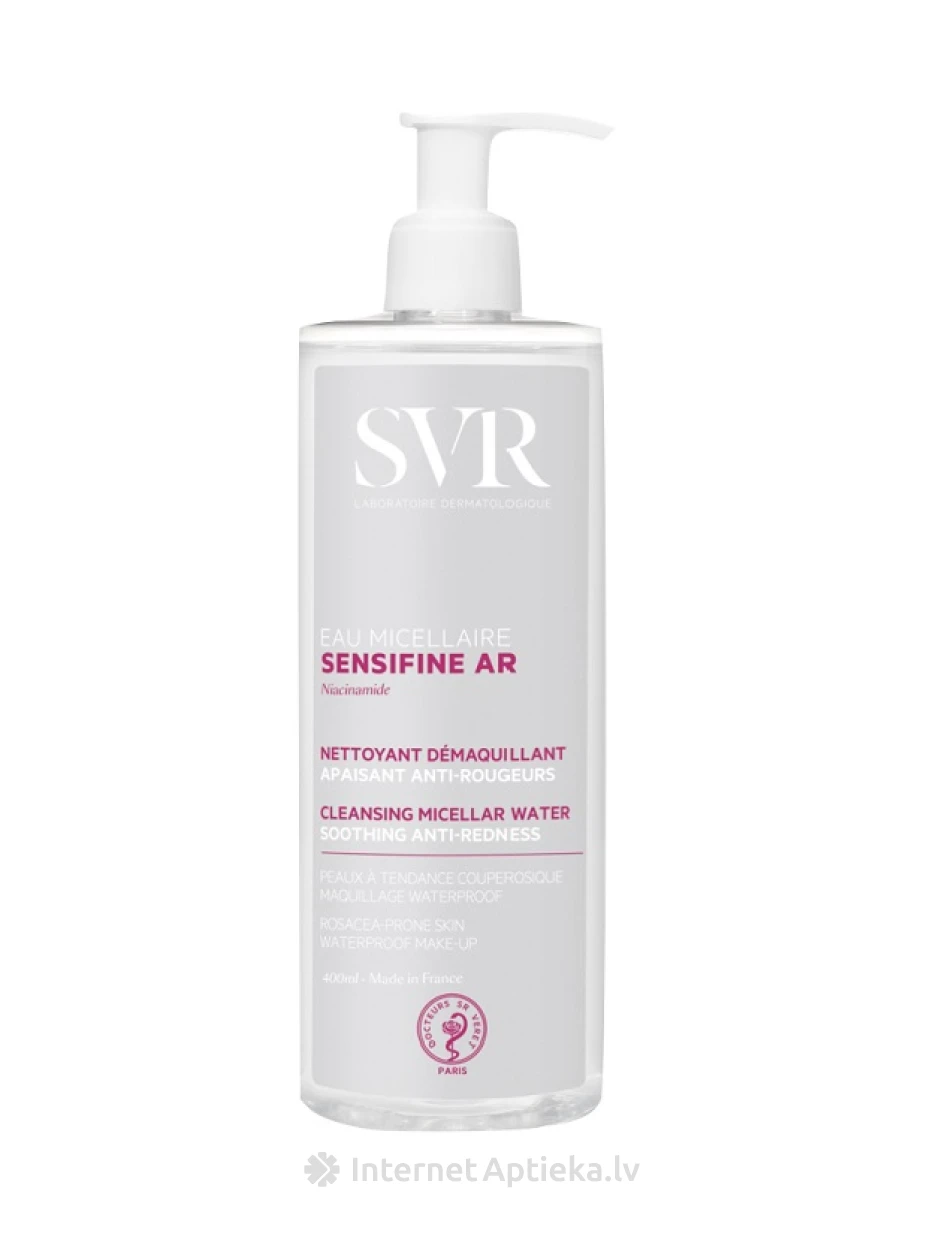 SVR Sensifine AR Eau Micellaire micelārais ūdens, 400 ml | internetaptieka.lv