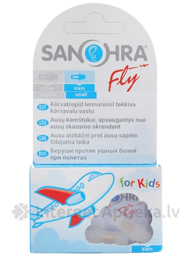 Sanohra Fly children ausu aizbāžņi bērniem, 2 gb. | internetaptieka.lv