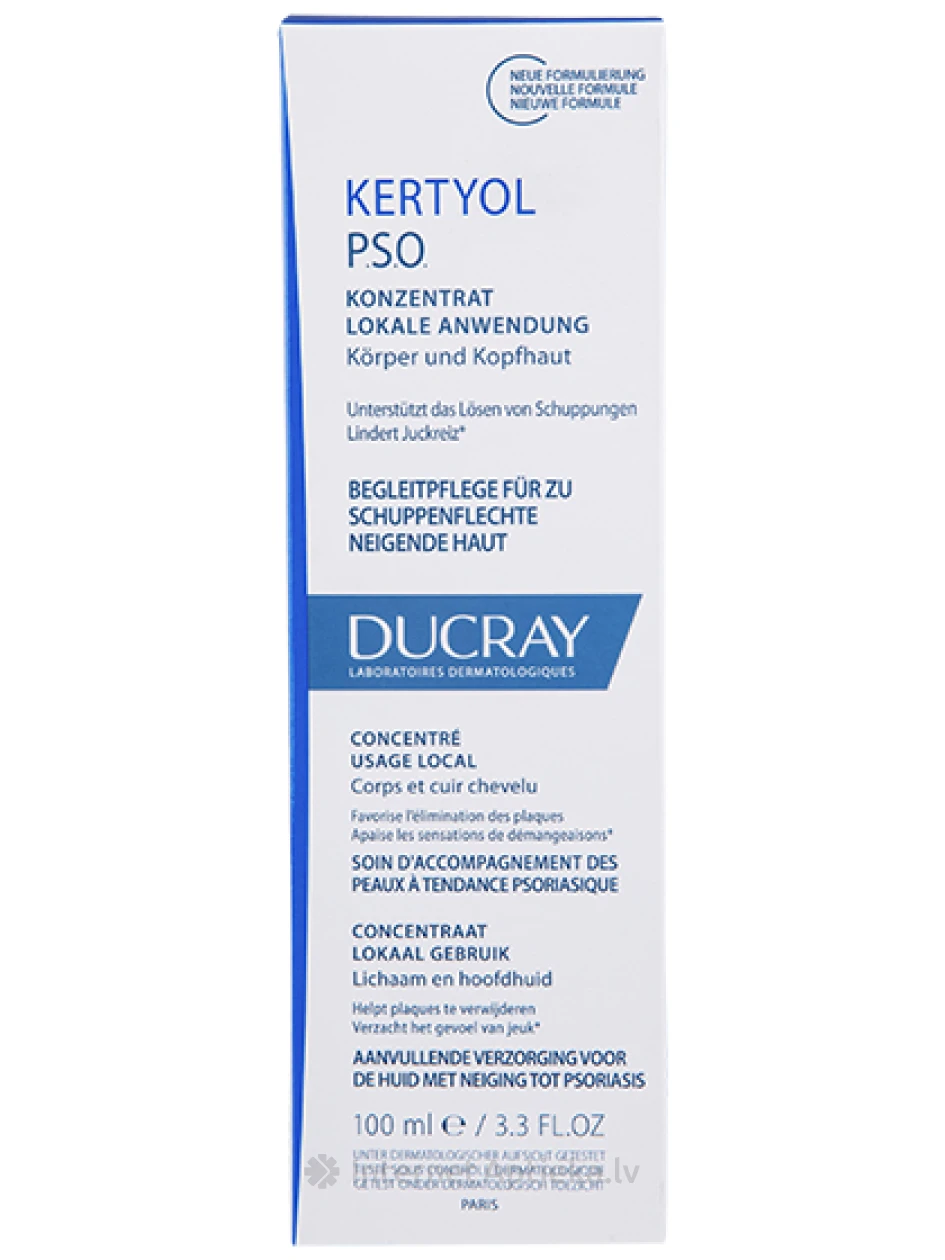 DUCRAY KERTYOL P.S.O. KONCENTRĀTS, 100 ML | internetaptieka.lv