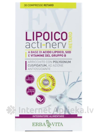 LIPOICO acti-nerv RETARD, 30 таблеток | internetaptieka.lv