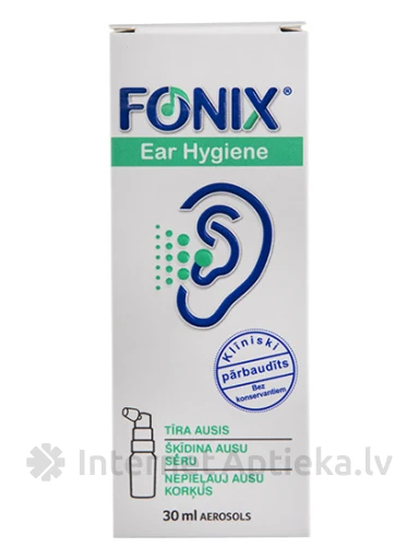 Fonix ear Hygiene aerosols, 30 ml | internetaptieka.lv