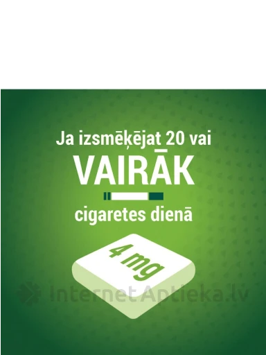 Nicorette Freshfruit 4 мг, 30 жевательных резинок | internetaptieka.lv