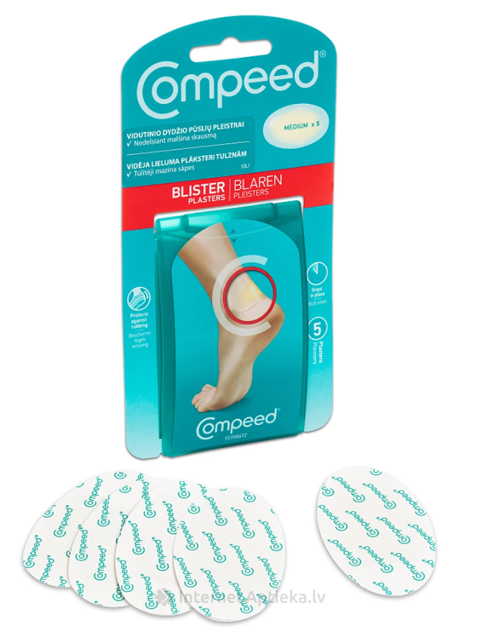 COMPEED vidēja lieluma plāksteri tulznām, 5 gb. | internetaptieka.lv