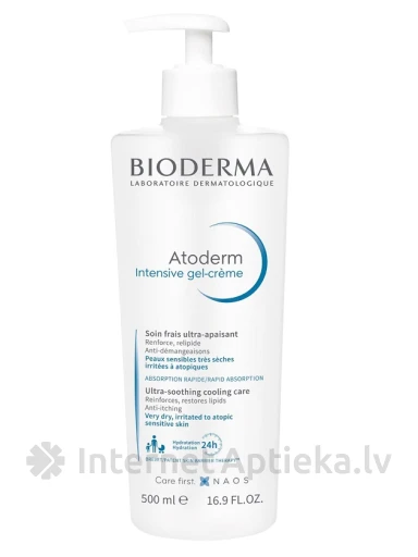 Bioderma Atoderm Intensive geel-kreem, 500 ml | internetaptieka.lv