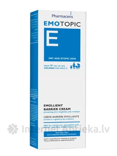 Pharmaceris E EmoTopic эмолентный защитный крем, 75 мл | internetaptieka.lv