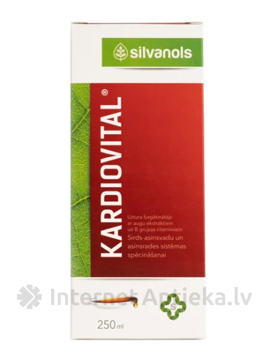 Silvanols Kardiovital Balzams, 250 ml | internetaptieka.lv