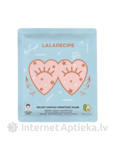 Lalarecipe Heart niiskus silmamask, 1tk | internetaptieka.lv
