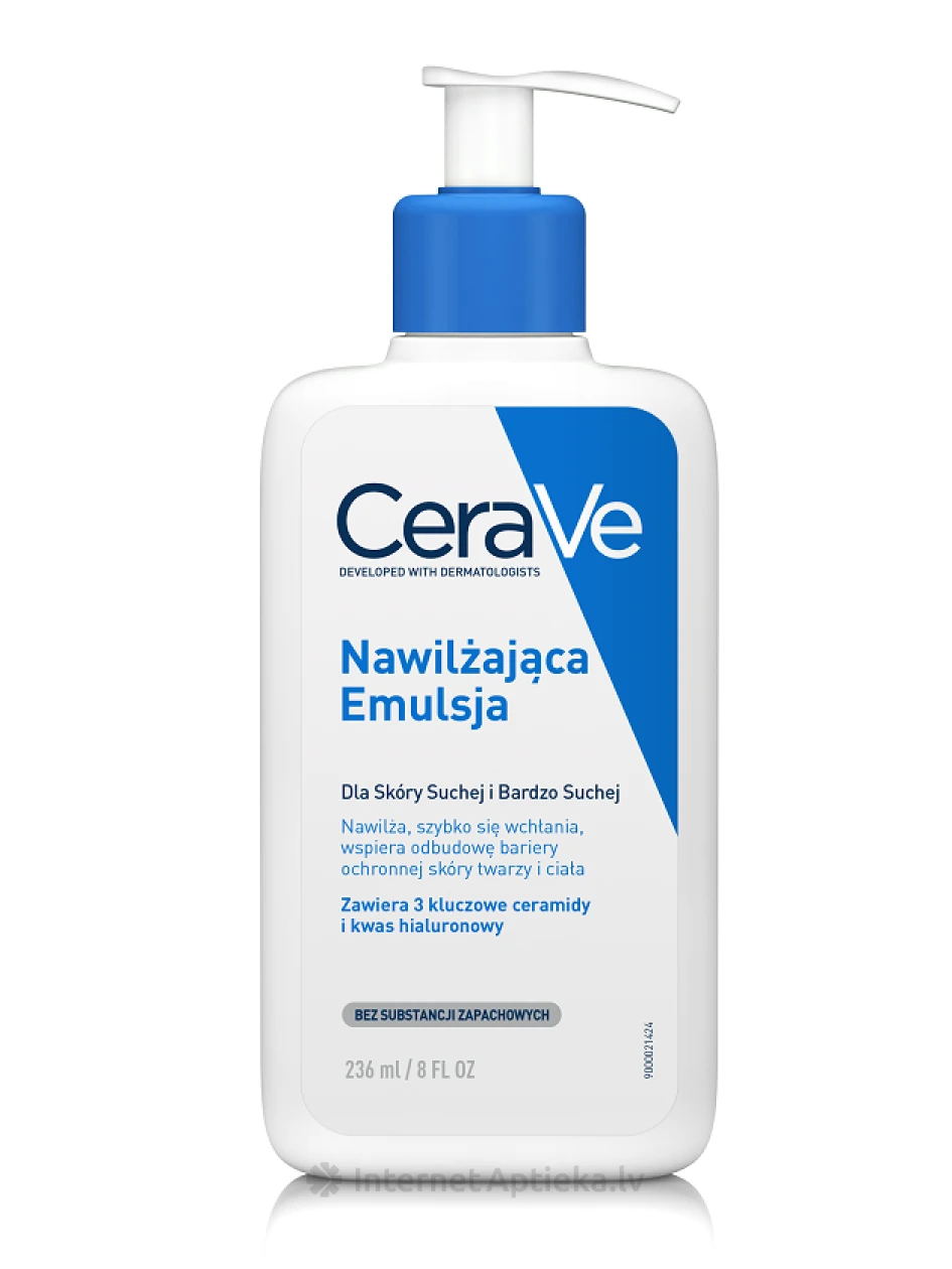 CeraVe keramiididega niisutav emulsioon näole ja kehale, 236 ml | internetaptieka.lv