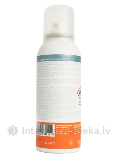 Altermed Panthenol Forte 9% aerosols, 150ml | internetaptieka.lv