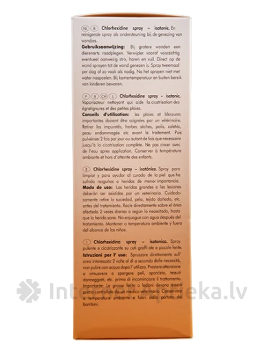 Diafarm Chlorhexidine sprejs ādas dzīšanai suņiem un kaķiem, 50 ml | internetaptieka.lv