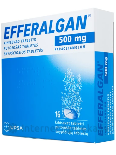 Efferalgan 500 mg putojošās tabletes, 16 gb. | internetaptieka.lv