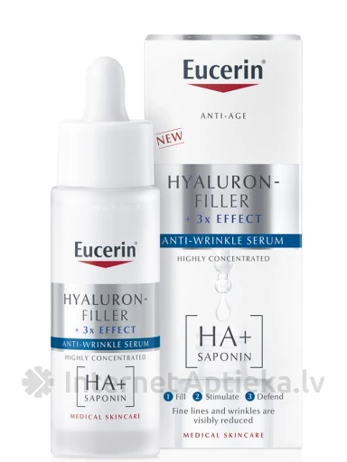 Eucerin® Hyaluron-Filler ādu nostiprinošs serums, 30 ml | internetaptieka.lv