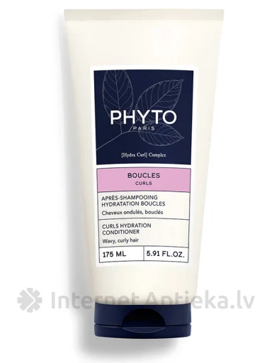 PHYTO CURLS увлажняющий кондиционер для волнистых, вьющихся волос, 175 мл | internetaptieka.lv